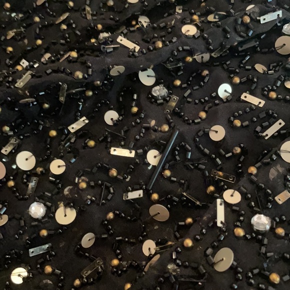 Alice and Olivia Tiered Sequined Skirt - Picture 2 of 6